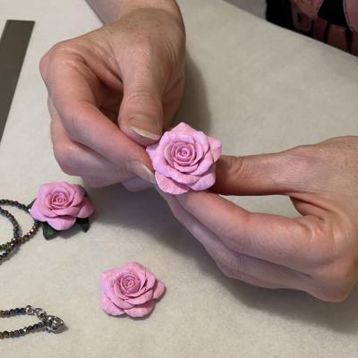 6 Creare Rose Con La Pasta Fimo