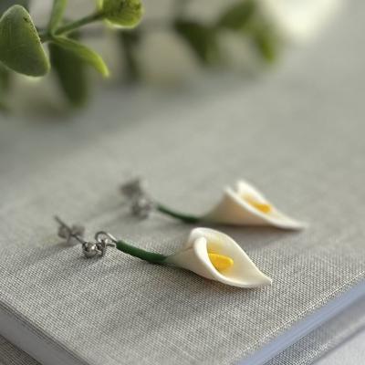 2 Gioielli Floreali Artigianali Con Calla