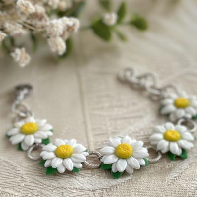 3 Gioielli Floreali Artigianali Con Margherita