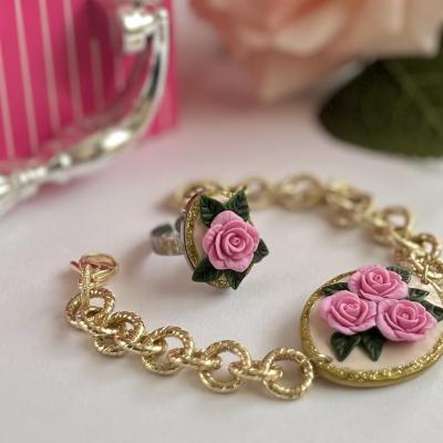 4 Collezione Gioielli Con Rose